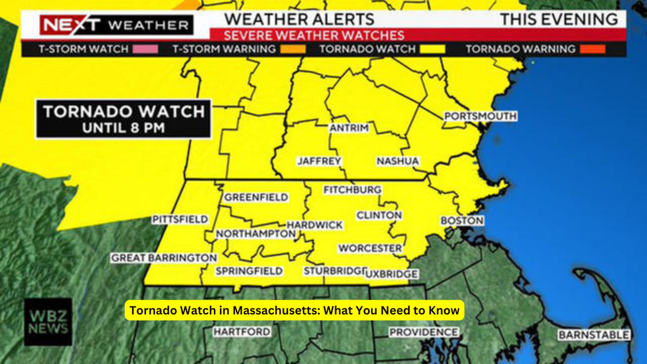 Tornado Watch in Massachusetts